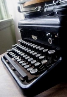 An Old Royal Typewriter